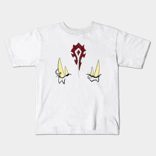 orc fangs for the horde Kids T-Shirt